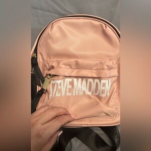 Pink sporty New Steve Madden backpack